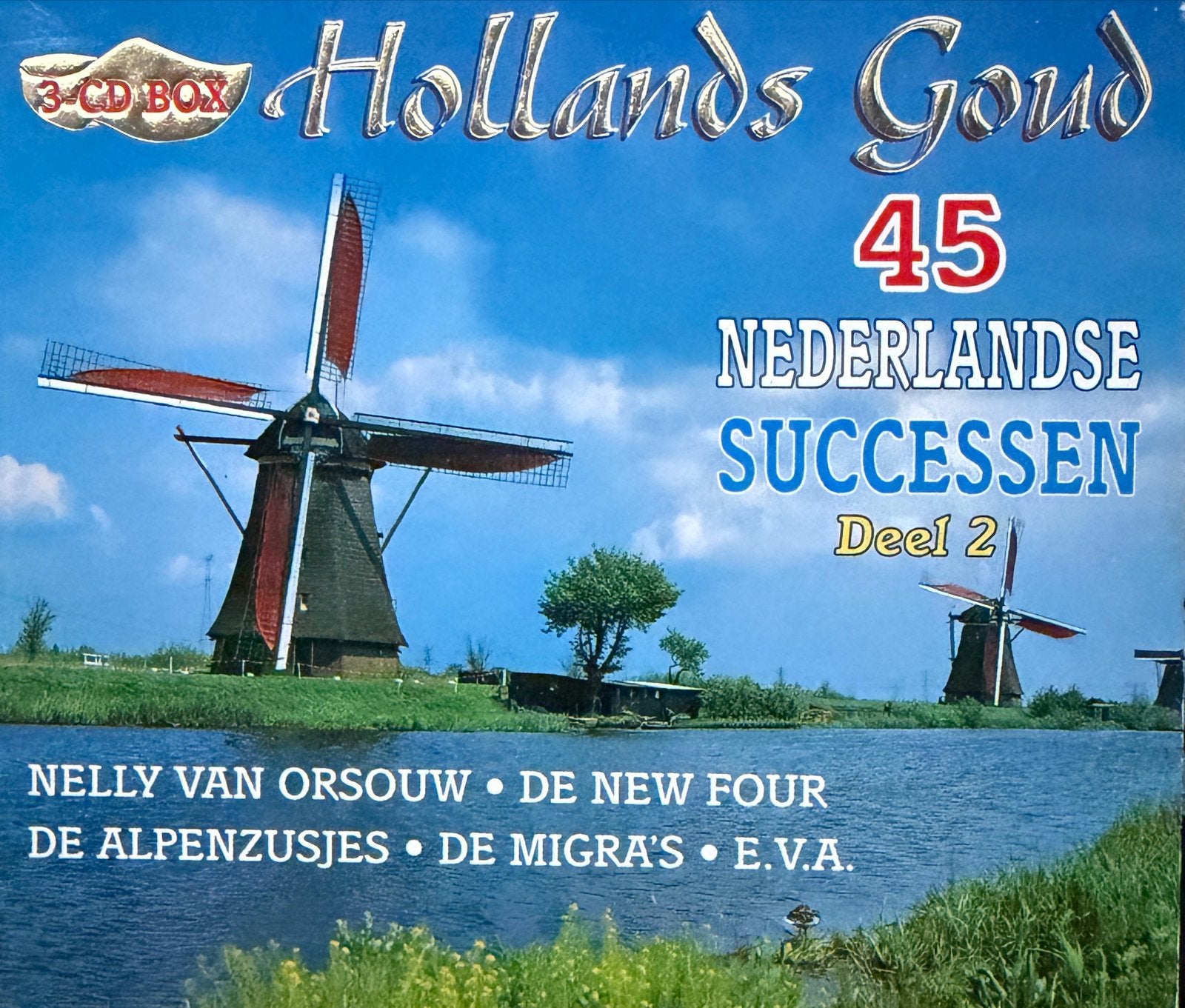 Hollands Goud - 45 Nederlandse Successen Deel 2 (3-CD Box), Cd's en Dvd's, Gebruikt, Boxset, Inclusief doosje, Schlager