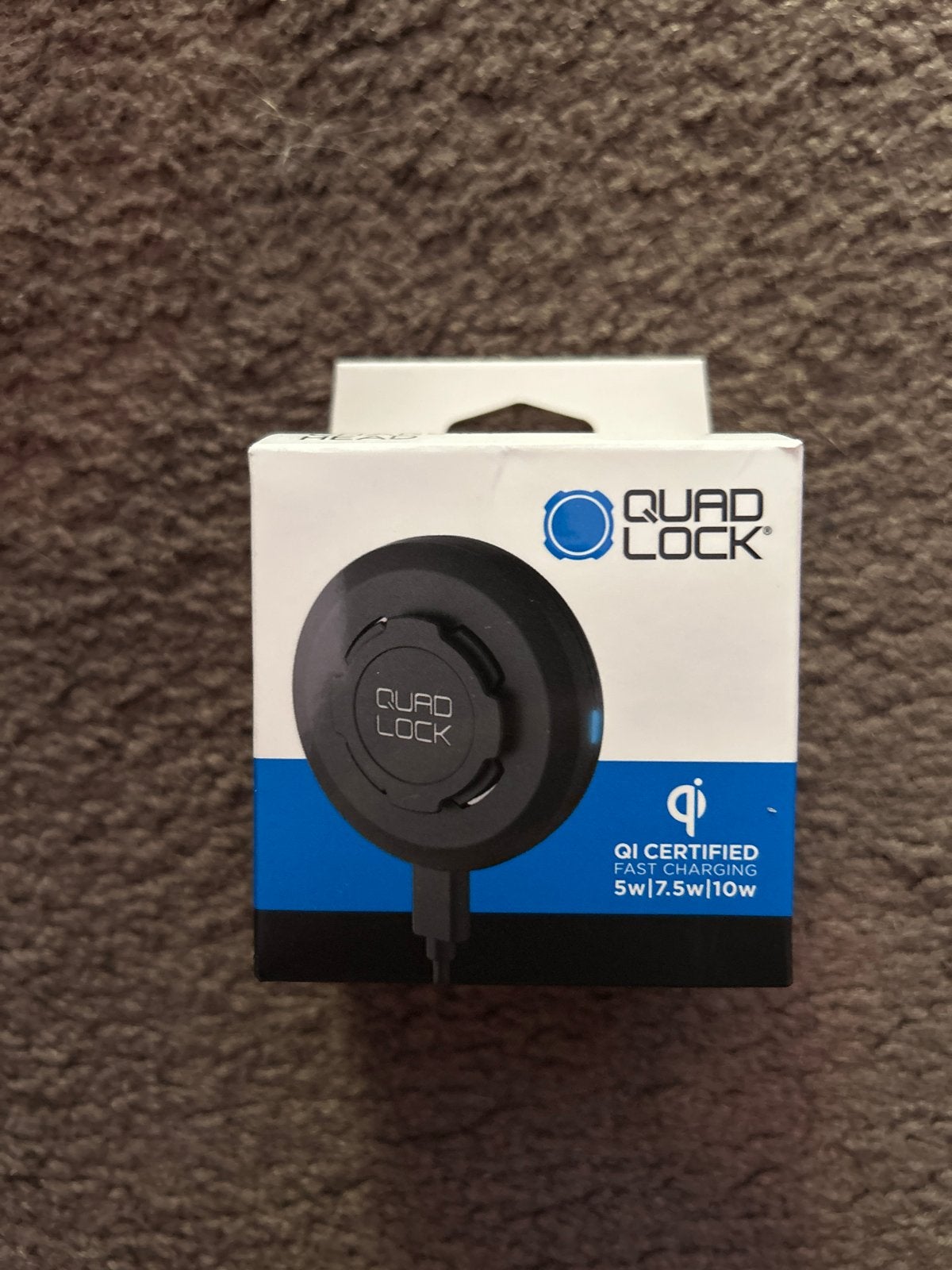 Quad Lock Draadloze Oplader - Qi Gecertificeerd, Universeel, USB-C, Draadloze oplader, Ophalen of Verzenden