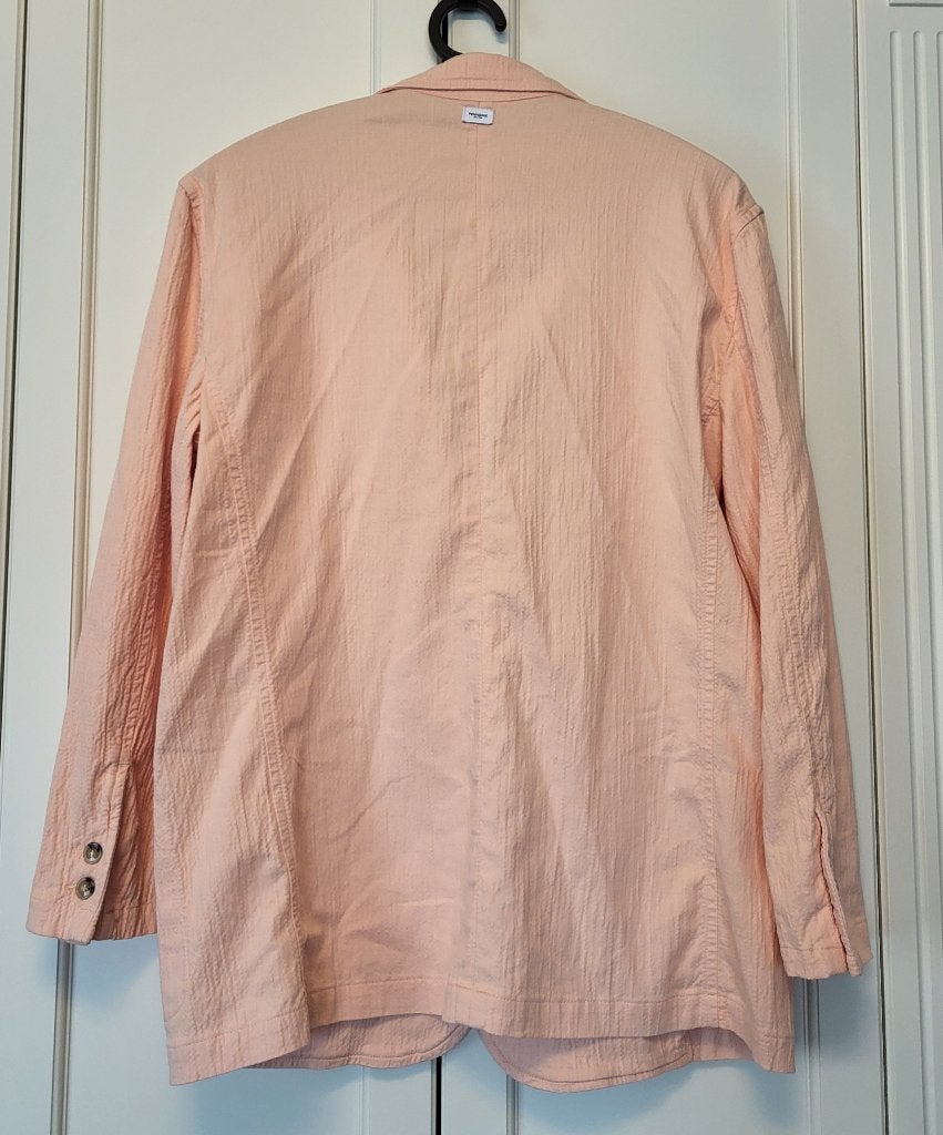 Als nieuw! Penn&Ink jasje, blazer, pasteloranje, maat 36, Kleding | Dames, Overige kleuren, Penn & Ink, Ophalen of Verzenden, Zo goed als nieuw