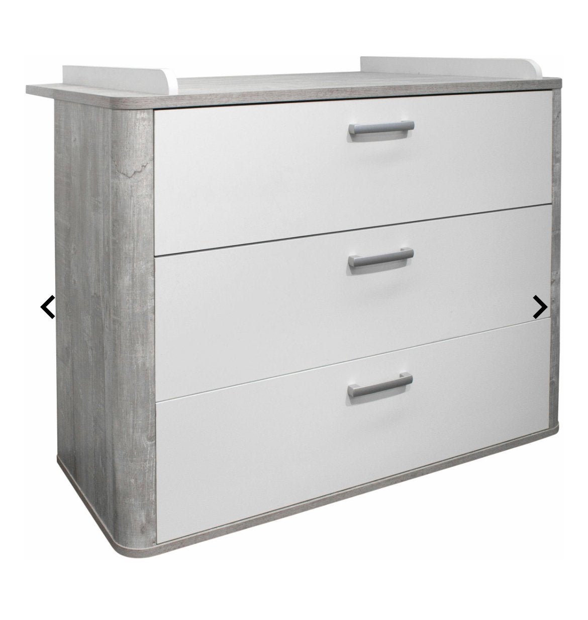 Commode beton look, Ophalen, 100 tot 150 cm, Zo goed als nieuw, 3 of 4 laden