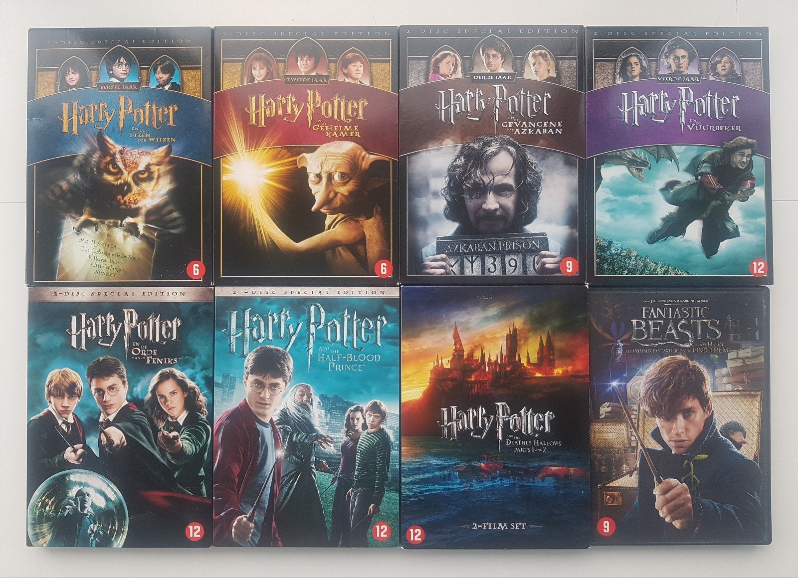 8x Harry Potter Films | Complete Serie | Special Edition, Nederlands, Fantasy, Ophalen of Verzenden, Zo goed als nieuw