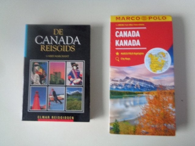 12222-12.-2 : De Canada reisgids + Marco Polo landkaart.2015, Overige merken, Europa, Ophalen of Verzenden, Zo goed als nieuw