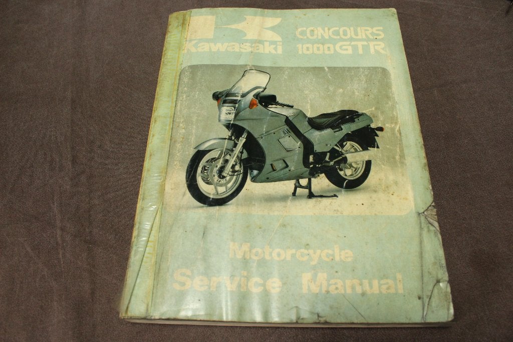 Kawasaki 1000GTR Concours 1986 motorcycle service manual, Ophalen of Verzenden, Kawasaki