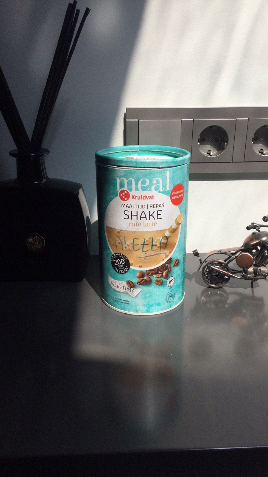 Nieuwe maaltijd Shake Kruidvat café latte 434 gram, Ophalen of Verzenden, Nieuw