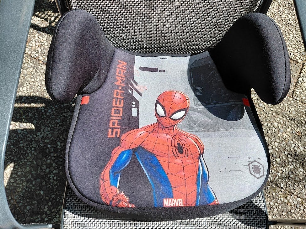 Zitverhoger Spiderman, Autogordel, 15 t/m 36 kg, Zo goed als nieuw, Ophalen