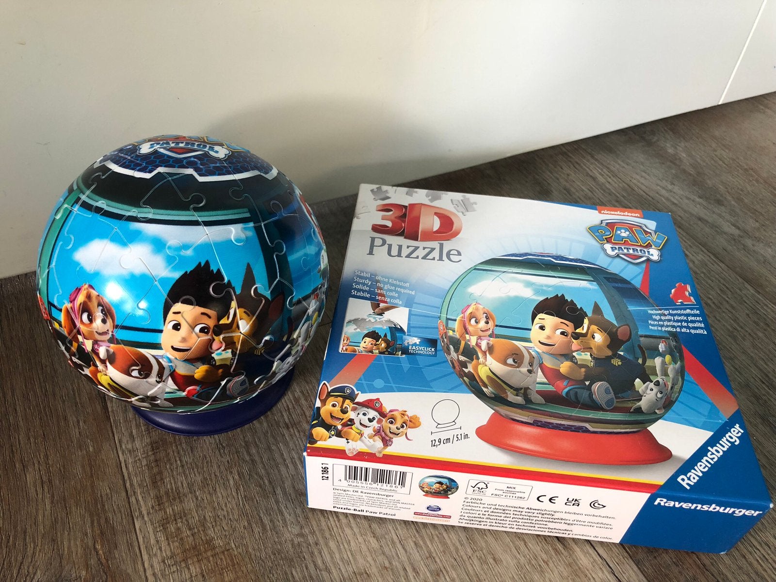 3D puzzel bol van Paw Patrol! Als nieuw!, Ophalen of Verzenden, Meer dan 50 stukjes, Zo goed als nieuw, 6 jaar of ouder