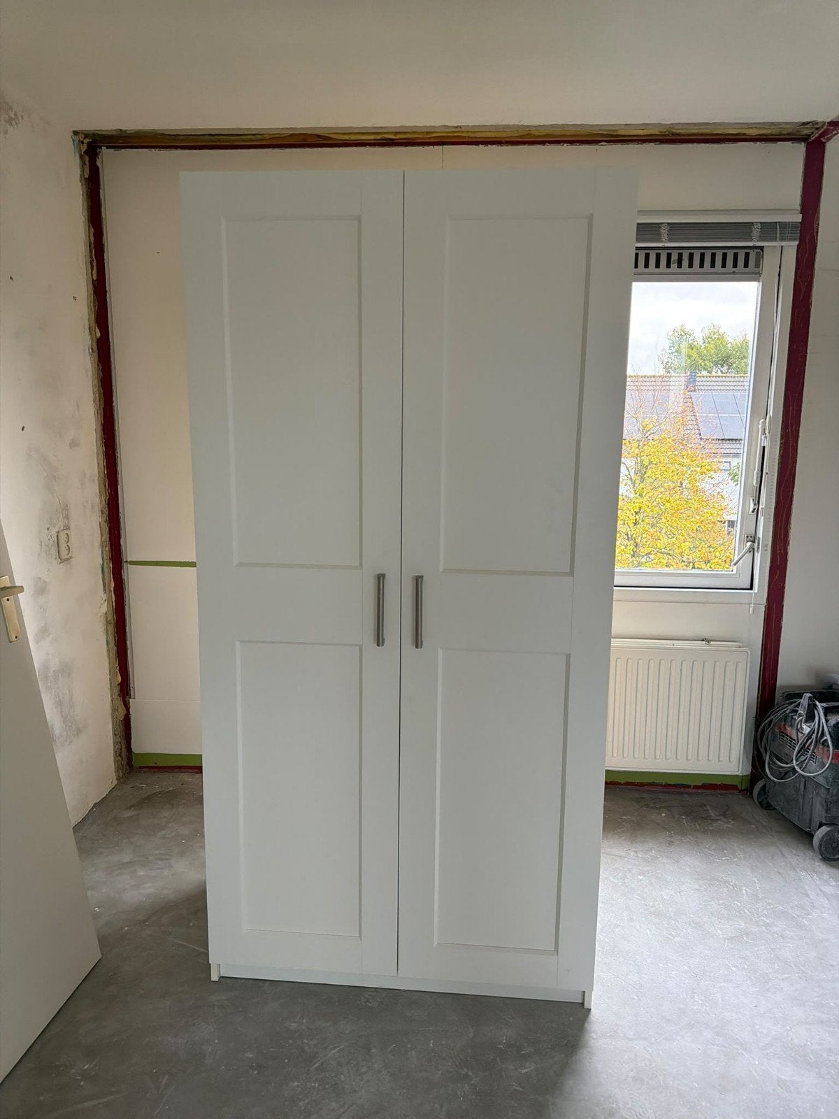 Ikea Pax kast - Witte kledingkast met planken - Zo goed als, Ophalen, Overige materialen, Met deur(en), 50 tot 100 cm
