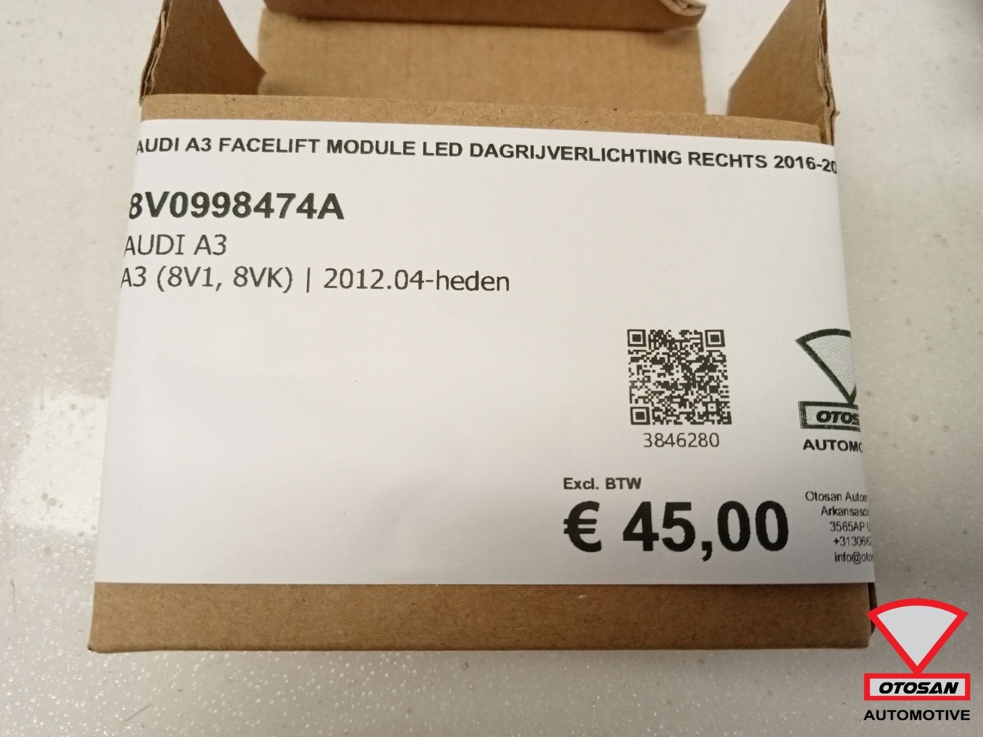 Audi A3 Facelift Module Led Dagrijverlichting Rechts 2016-20, Gebruikt, AUDI AG, Auto-Union-Strasse 1
85045  Ingolstadt, DE, Kundenbetreuung@audi.de