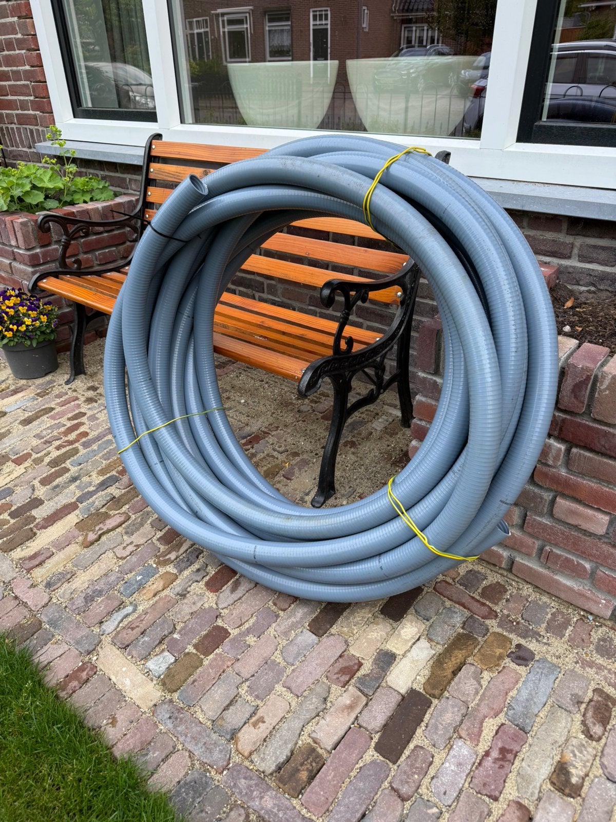 27.5m PVC Flexibele verlijmbare Aquastar 50mm slang buis, Ophalen, Zo goed als nieuw
