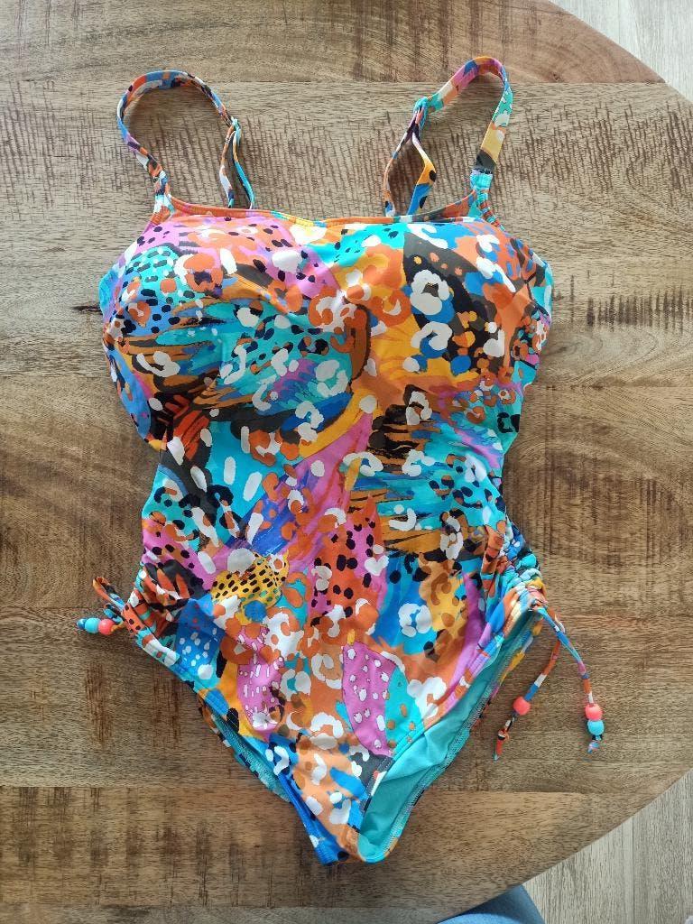 Prima donna badpak 75 F Nieuw blauw roze multicolor 75F, Kleding | Dames, Badmode en Zwemkleding, Blauw, Nieuw, Badpak, Ophalen of Verzenden