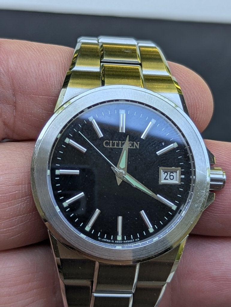 CITIZEN the citizen - model 660-H27228, Sieraden, Tassen en Uiterlijk, Horloges | Heren, Staal, Staal, Ophalen of Verzenden, Zo goed als nieuw