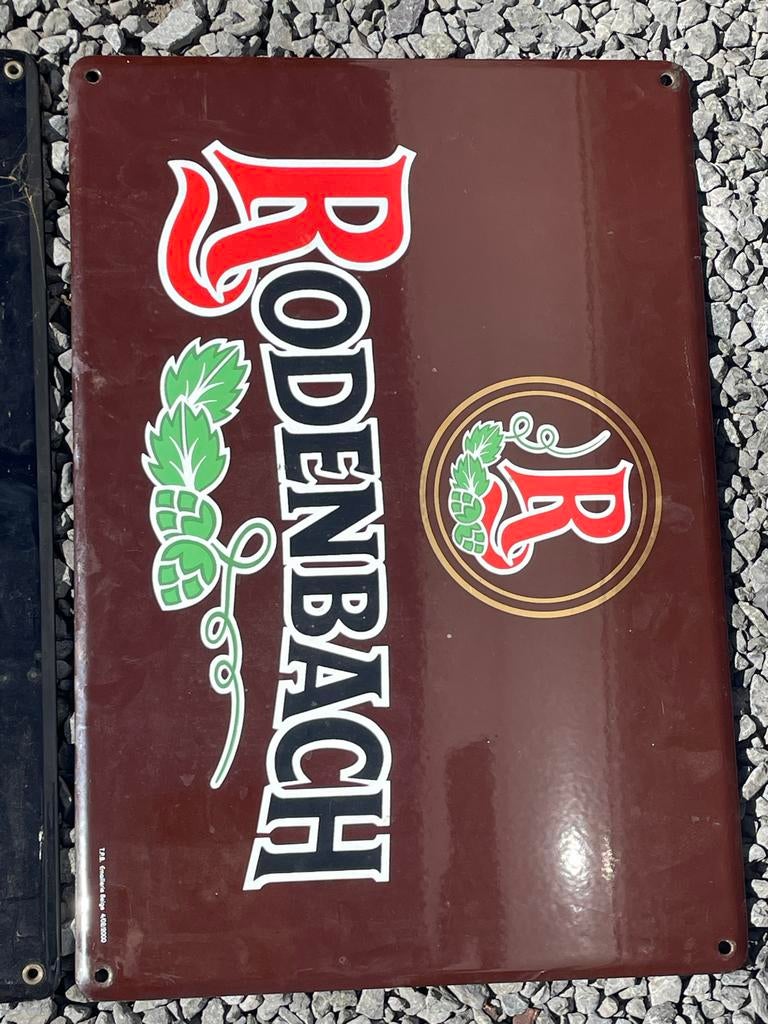 Rodenbach Reclamebord - Vintage Brouwerij Decoratie, Verzamelen, Ophalen of Verzenden, Gebruikt, Reclamebord