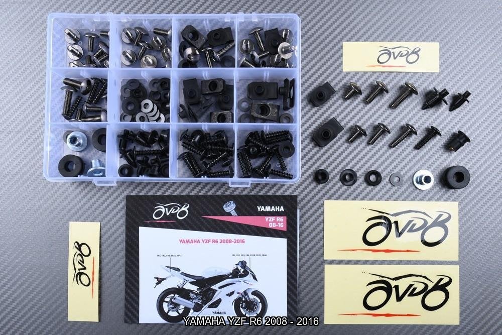 Kuip bouten set voor YAMAHA YZF R6 2008 - 2016, Verzenden, Nieuw