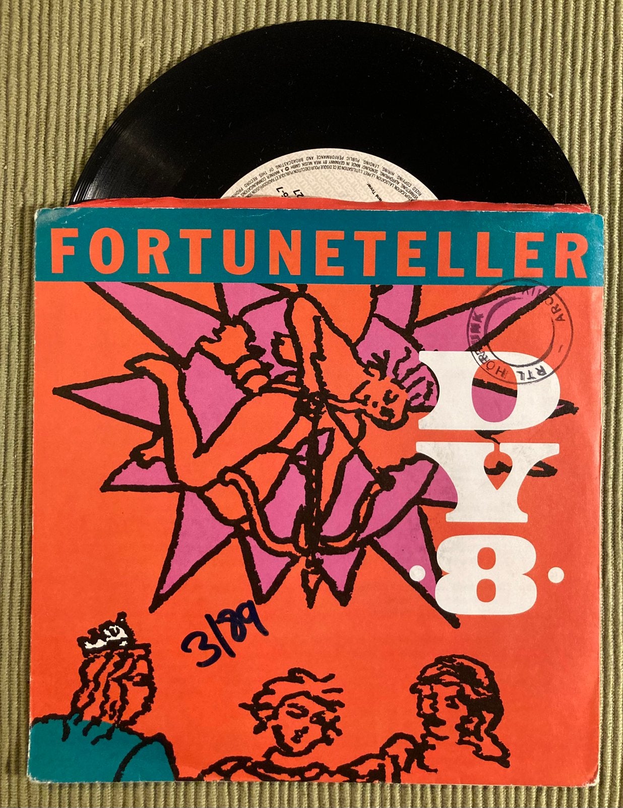 Vinyl single DV8 - Fortuneteller, Gebruikt, 7 inch, Ophalen of Verzenden, Dance en House
