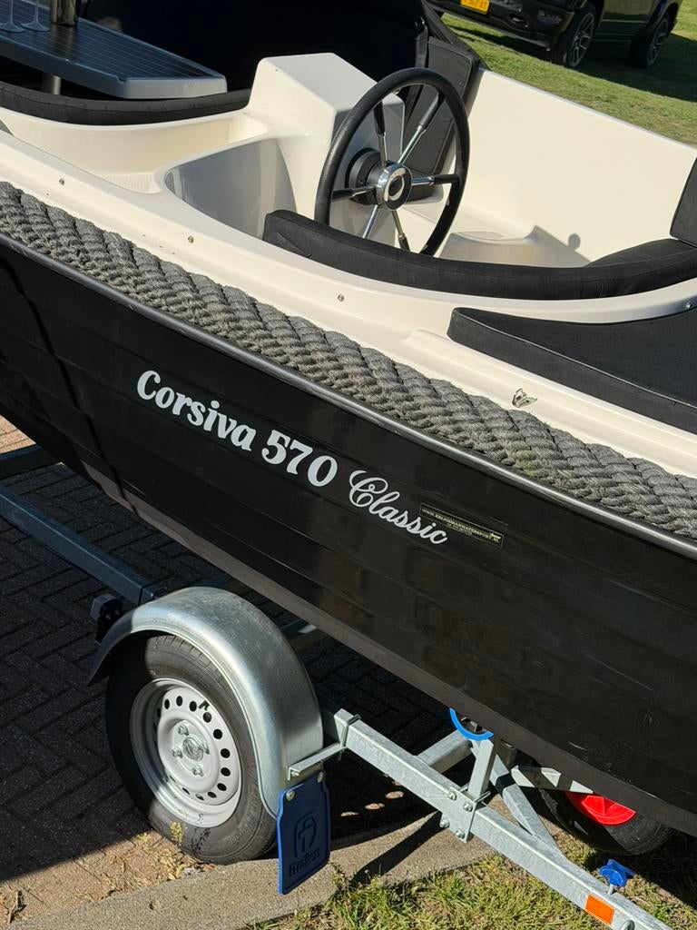 Corsiva 570 classic suzuki 15pk 4takt scherp geprijsd, Ophalen, 10 tot 30 pk, Zo goed als nieuw, 3 tot 6 meter
