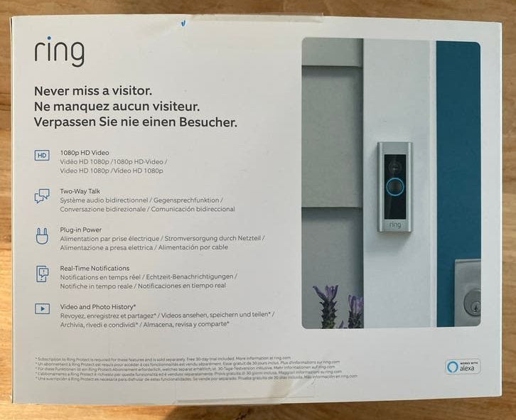 Foto 2 van Ring Video Deurbel Pro met Chime - Nieuw