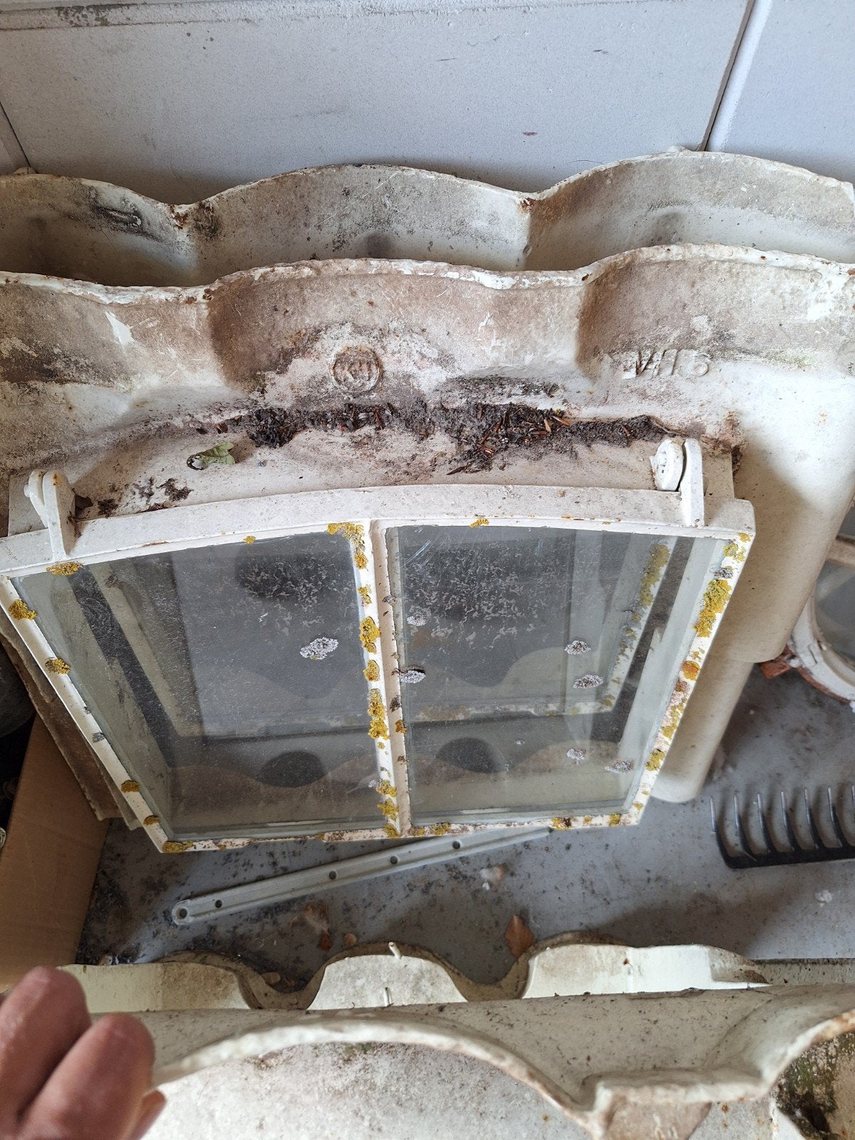 ouderwetse metalen dakramen., Doe-het-zelf en Verbouw, Ophalen, Gebruikt, Minder dan 80 cm, Minder dan 80 cm