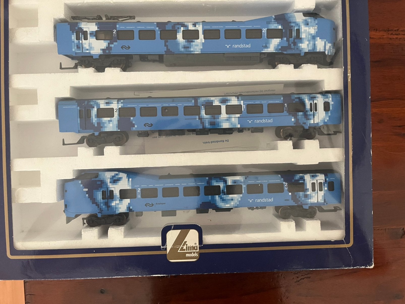 Te koop 3 delige NS Randstad koploper set, Gelijkstroom, Wagon, Ophalen of Verzenden, Lima