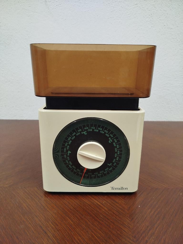Vintage keukenweegschaal Terraillon(-5kg)met handmatig tarra, Ophalen of Verzenden