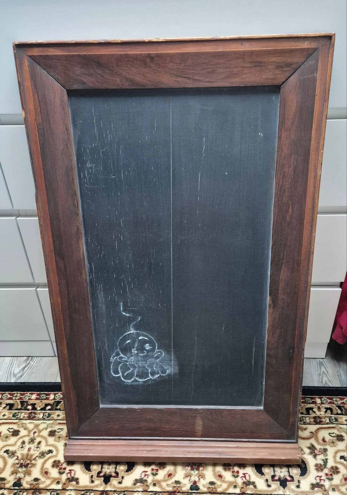 Antiek schoolbord met houten lijst, Antiek en Kunst, Ophalen