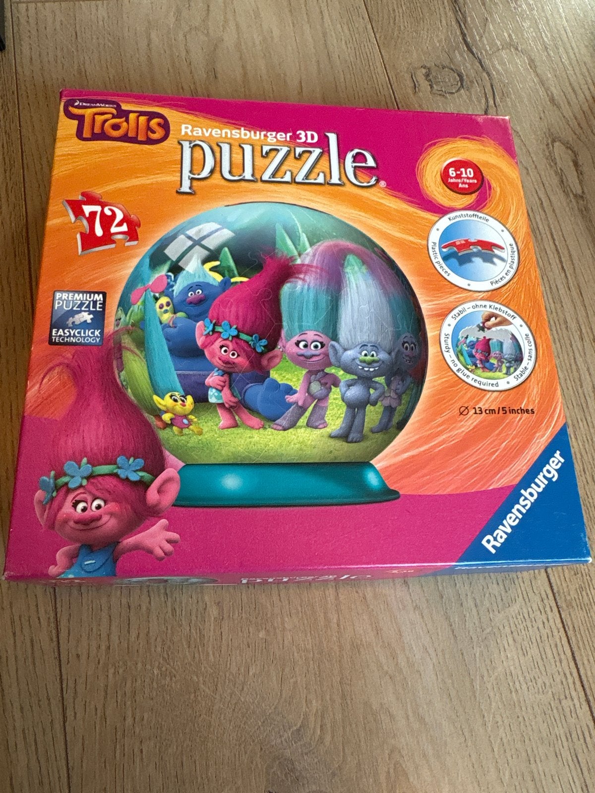Ravensburger 3D Trolls puzzel - Compleet, Ophalen of Verzenden, Meer dan 50 stukjes, Zo goed als nieuw, 6 jaar of ouder
