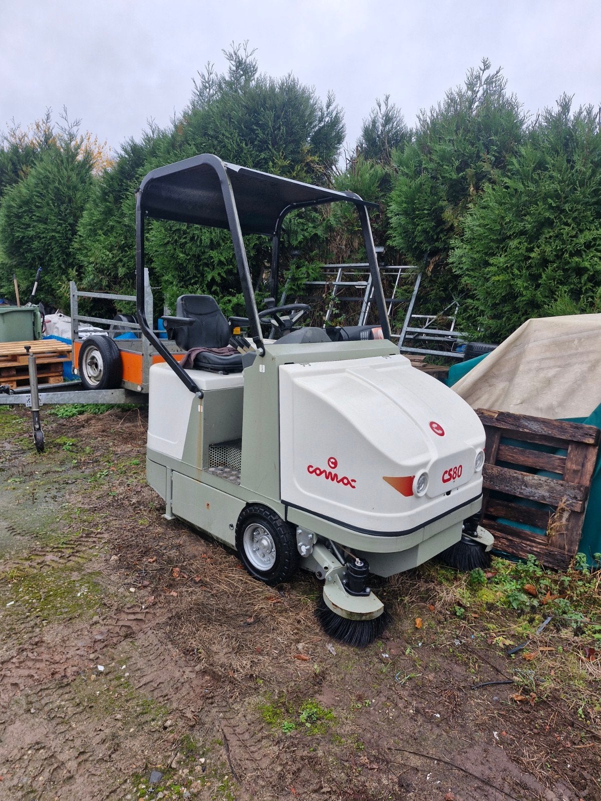 veegmachine comac diesel, Ophalen of Verzenden, Gebruikt