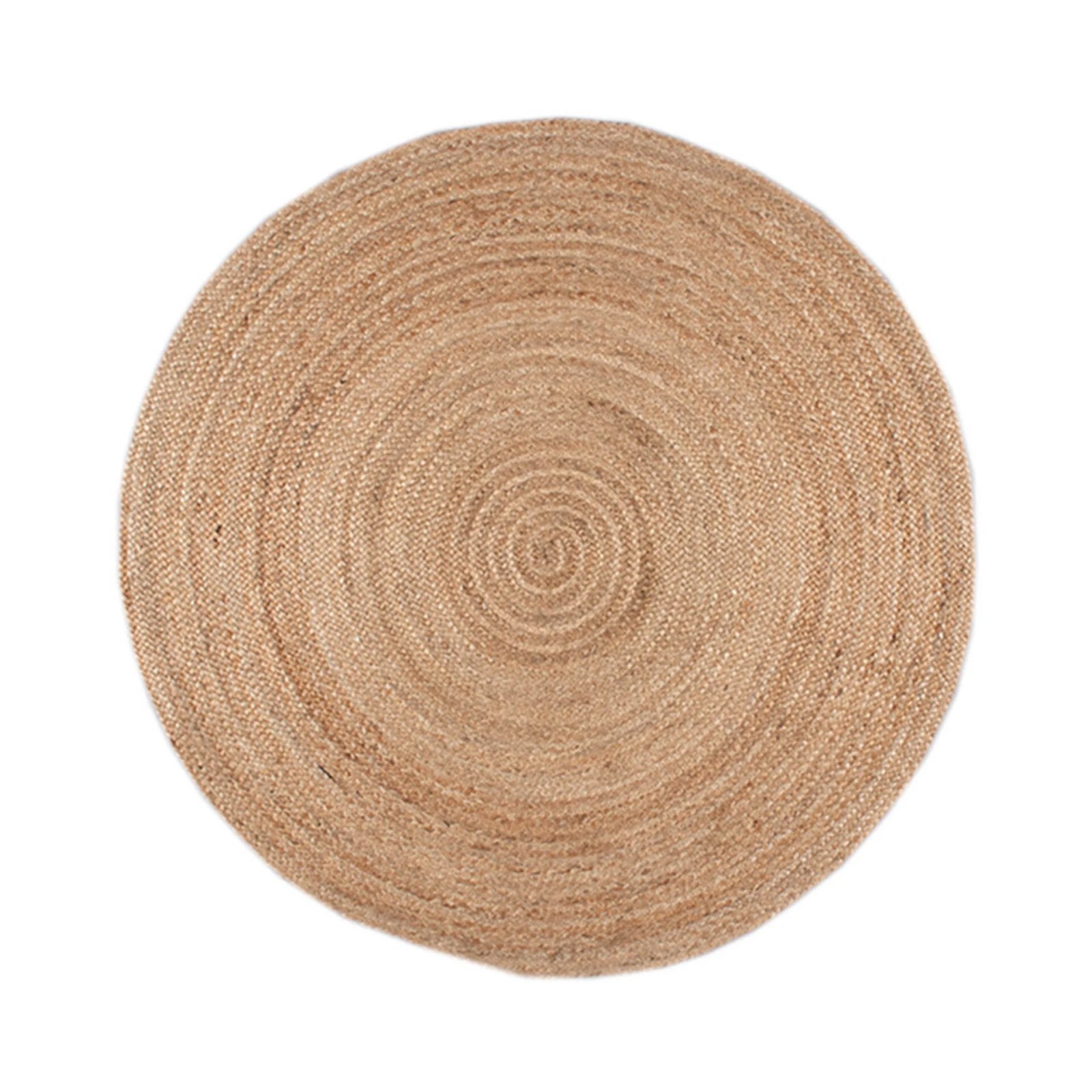 Rond Jute Vloerkleed - 280 cm, Ophalen, Beige, Rond, 200 cm of meer