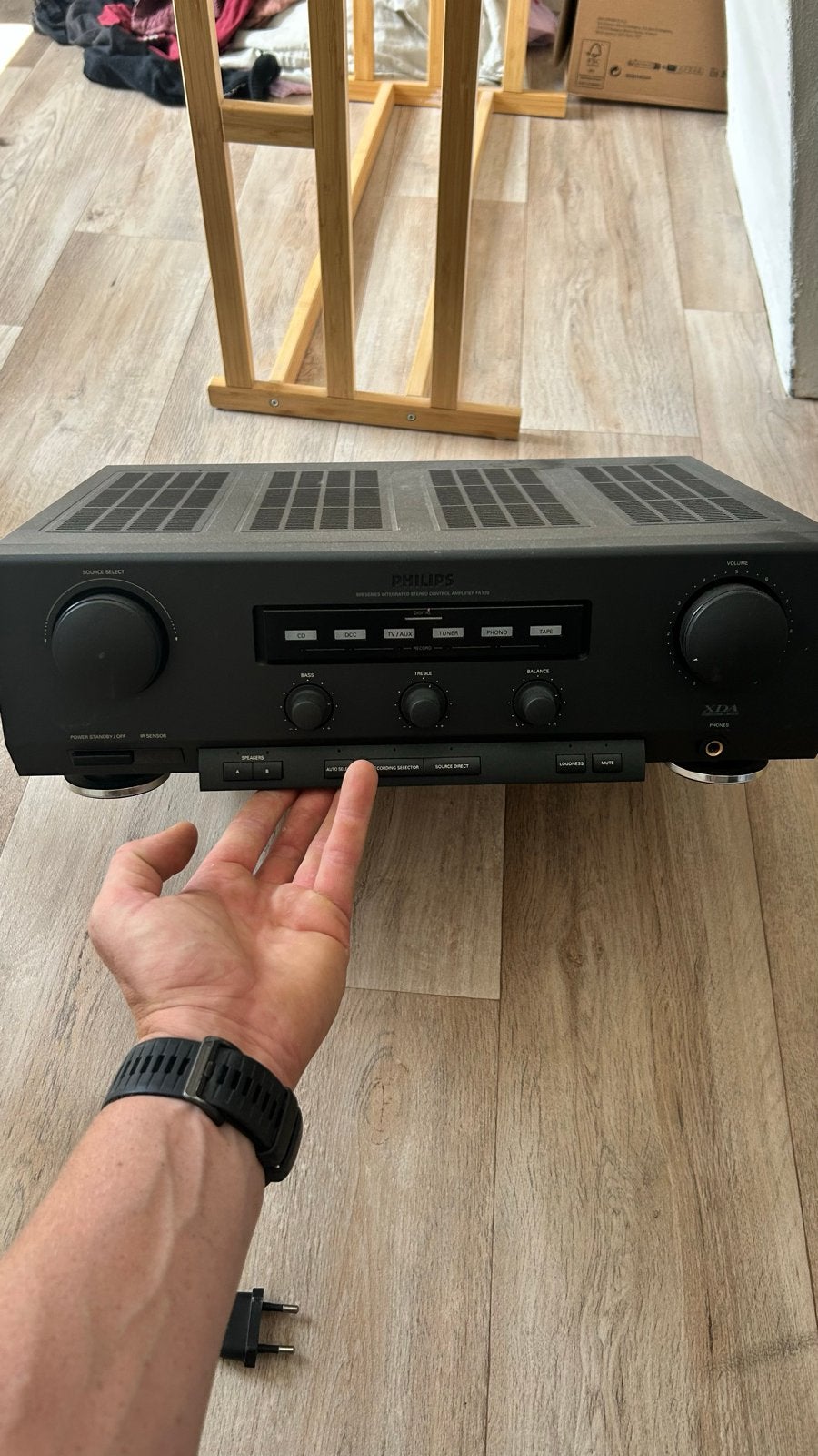 Philips Versterker - Goede staat, Overige merken, Gebruikt, Ophalen of Verzenden, 60 tot 120 watt