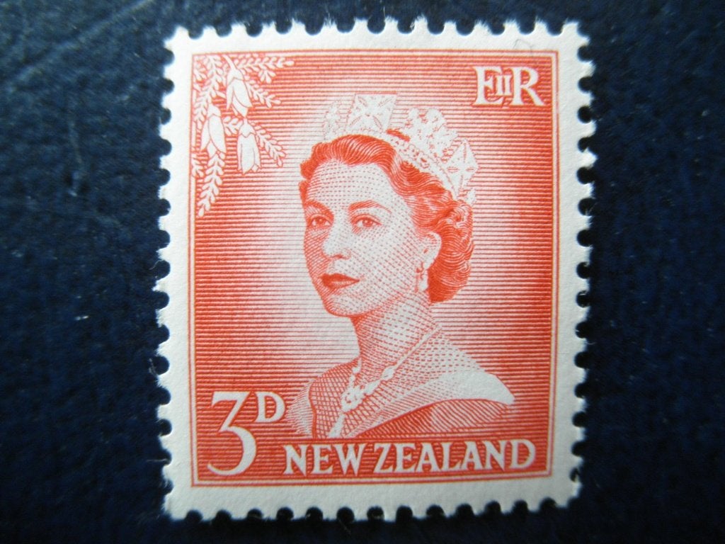 Postzegels New Zealand kon. Elizabeth 1955 nr 357 cw 1,00 pf, Ophalen of Verzenden, Postfris