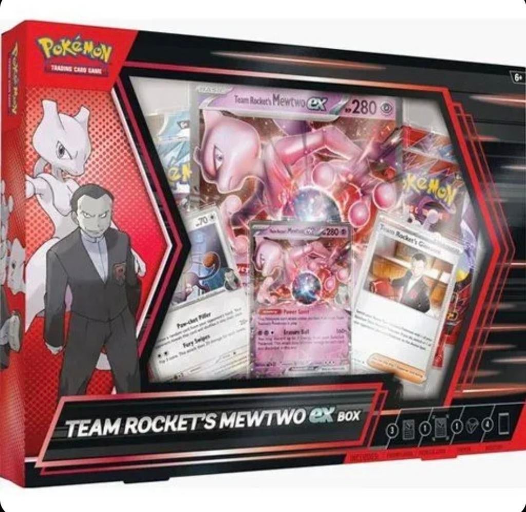 Pokémon Team Rocket's Mewtwo EX Box, Ophalen, Nieuw, Boosterbox