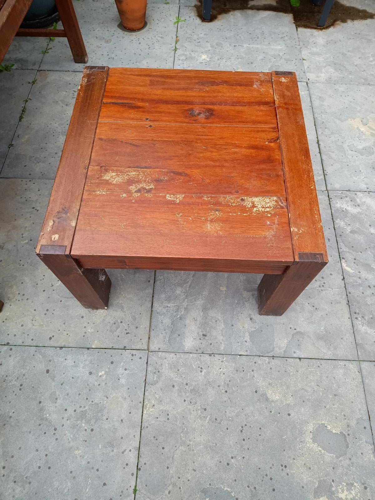 bijzettafeltje, Ophalen, Gebruikt, 50 tot 100 cm, Vierkant