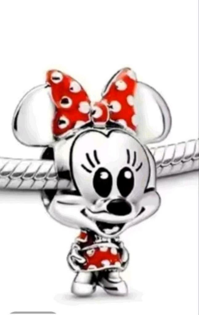 Pandora bedels Minnie Mouse poppetjes, Verzenden, Nieuw, Zilver, Zilver
