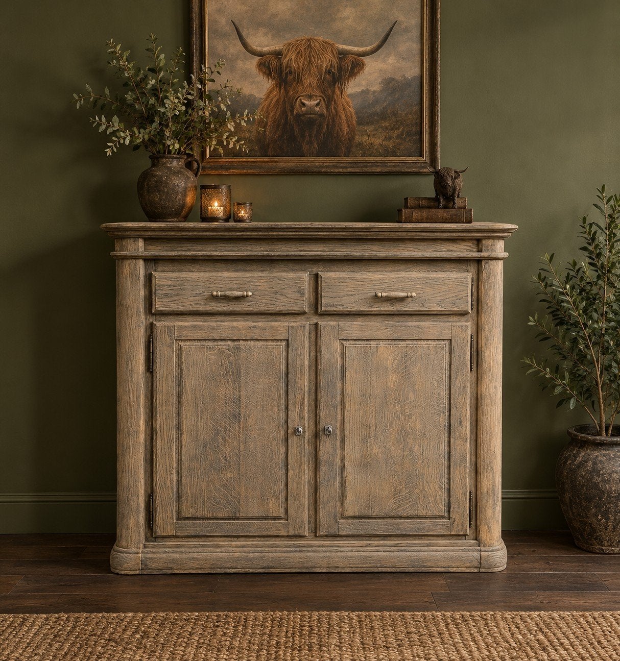 Opbergkast eiken "oud grijs", 100 tot 150 cm, Muppetsmeubels@gmail.com, Middenhof 41 Rilland, 25 tot 50 cm
