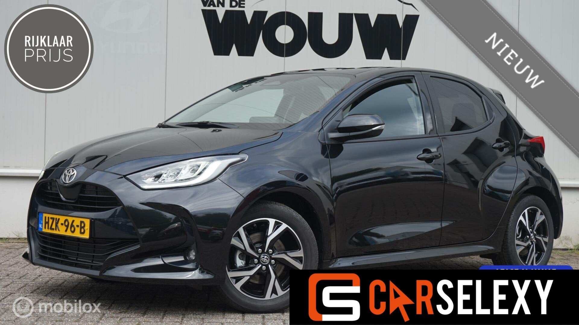 Toyota Yaris 1.5 Hybrid 115PK Dynamic| Camera| Apple carplay, 12 maanden, Gebruikt, 450 kg, Zwart