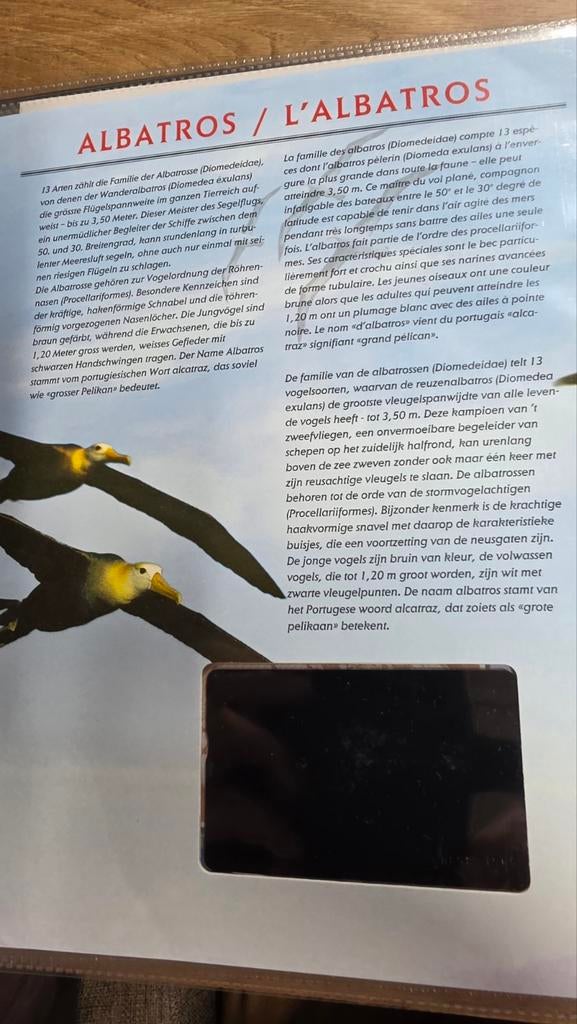 Albatros Postzegel en Telefoonkaart Collectie, Ophalen of Verzenden, Gestempeld, Dier of Natuur