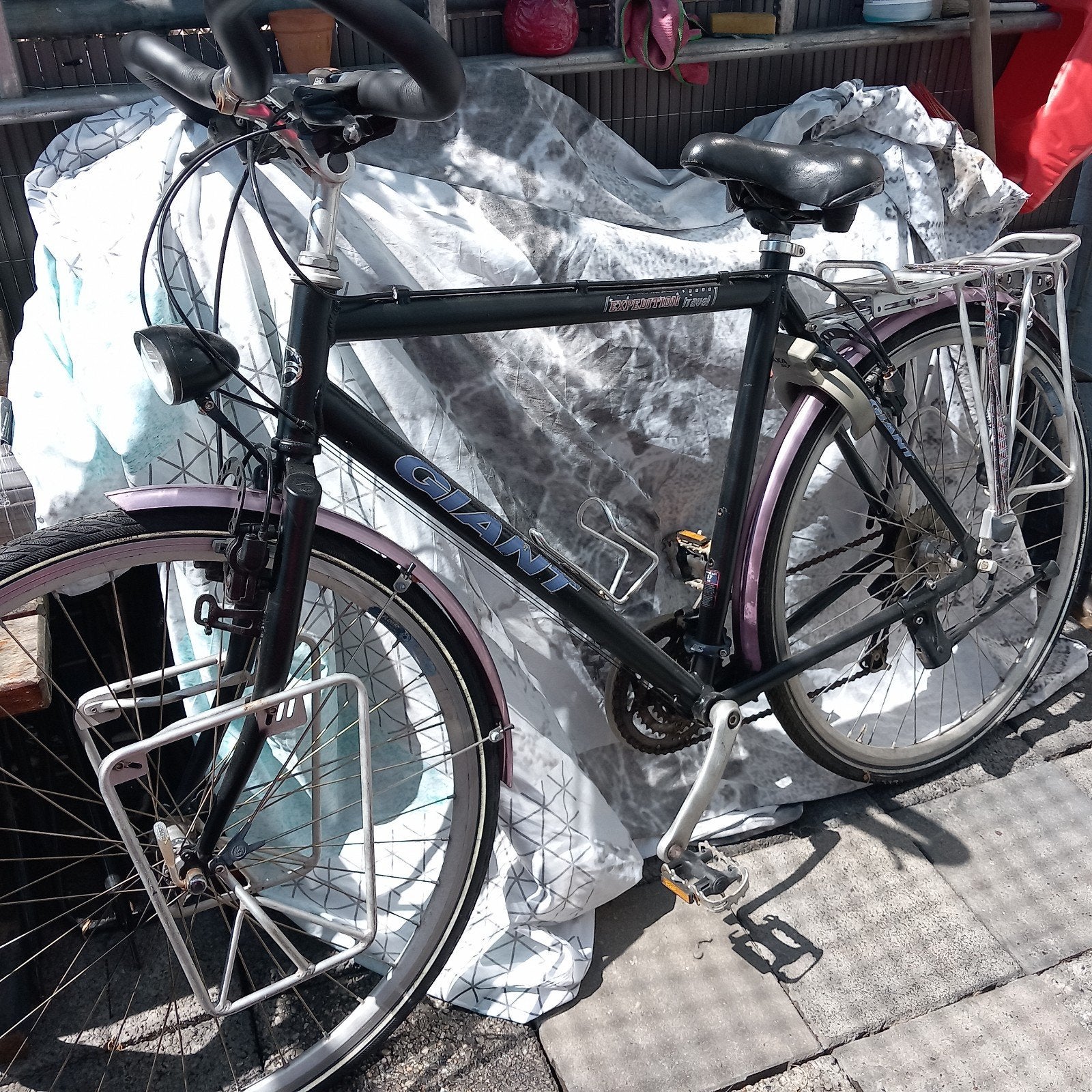 Heren sportfiets Merk Giant expedition travel 12 versnel, Ophalen, Gebruikt, Giant, Meer dan 20 versnellingen