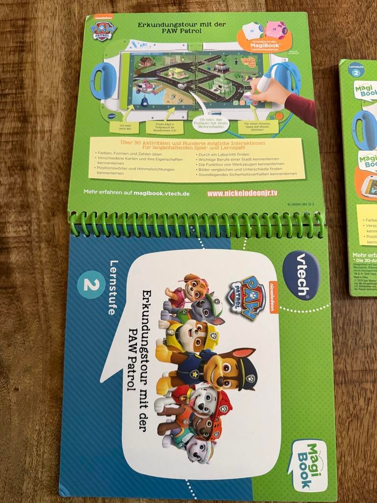 13x VTech MagiBook Paw Patrol Boek Duits Nieuw, Verzenden, Nieuw