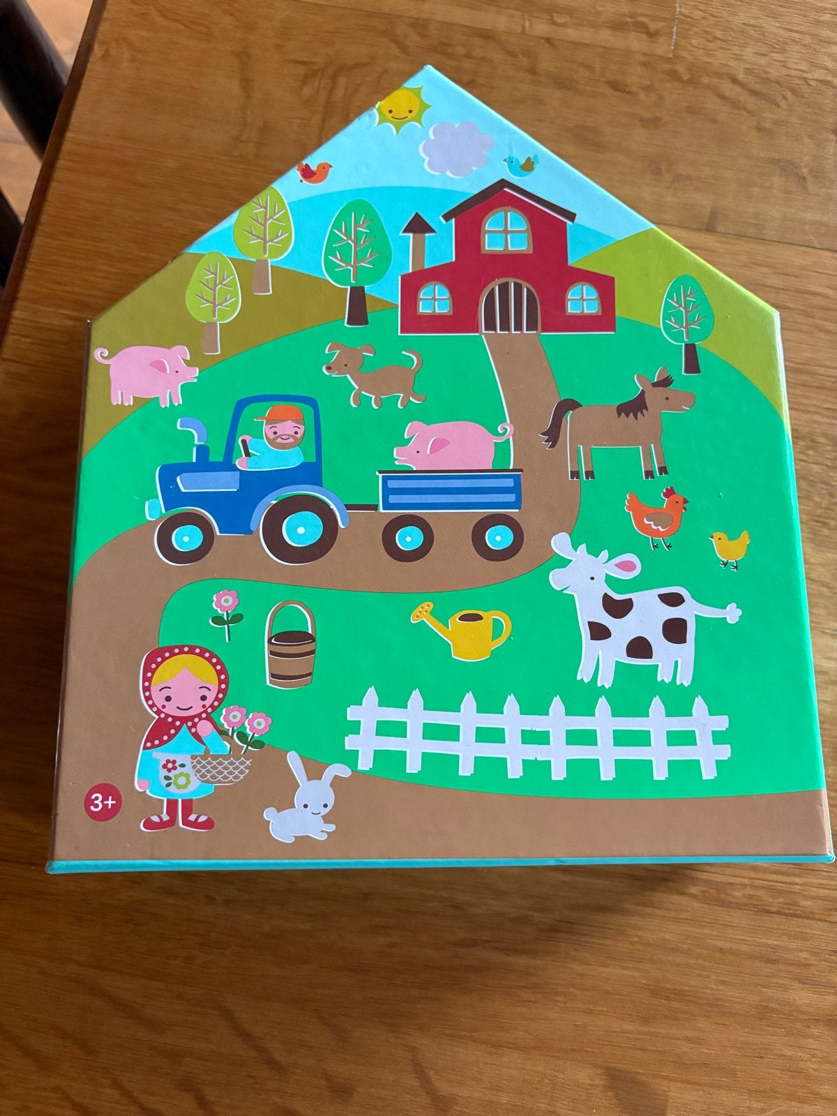 Hema Boerderij Puzzel 30 Stukjes, Ophalen of Verzenden, 10 tot 50 stukjes, Gebruikt, 2 tot 4 jaar
