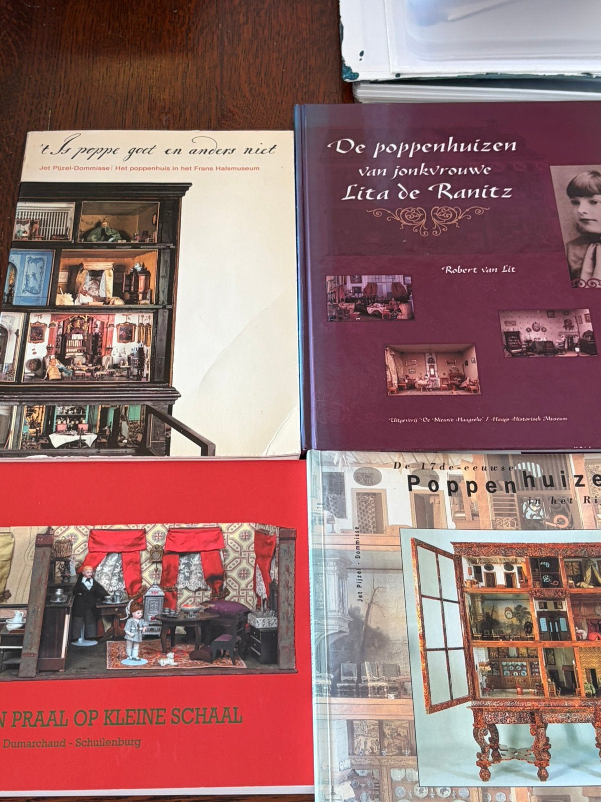 4 poppenhuisboeken, Ophalen of Verzenden, Zo goed als nieuw