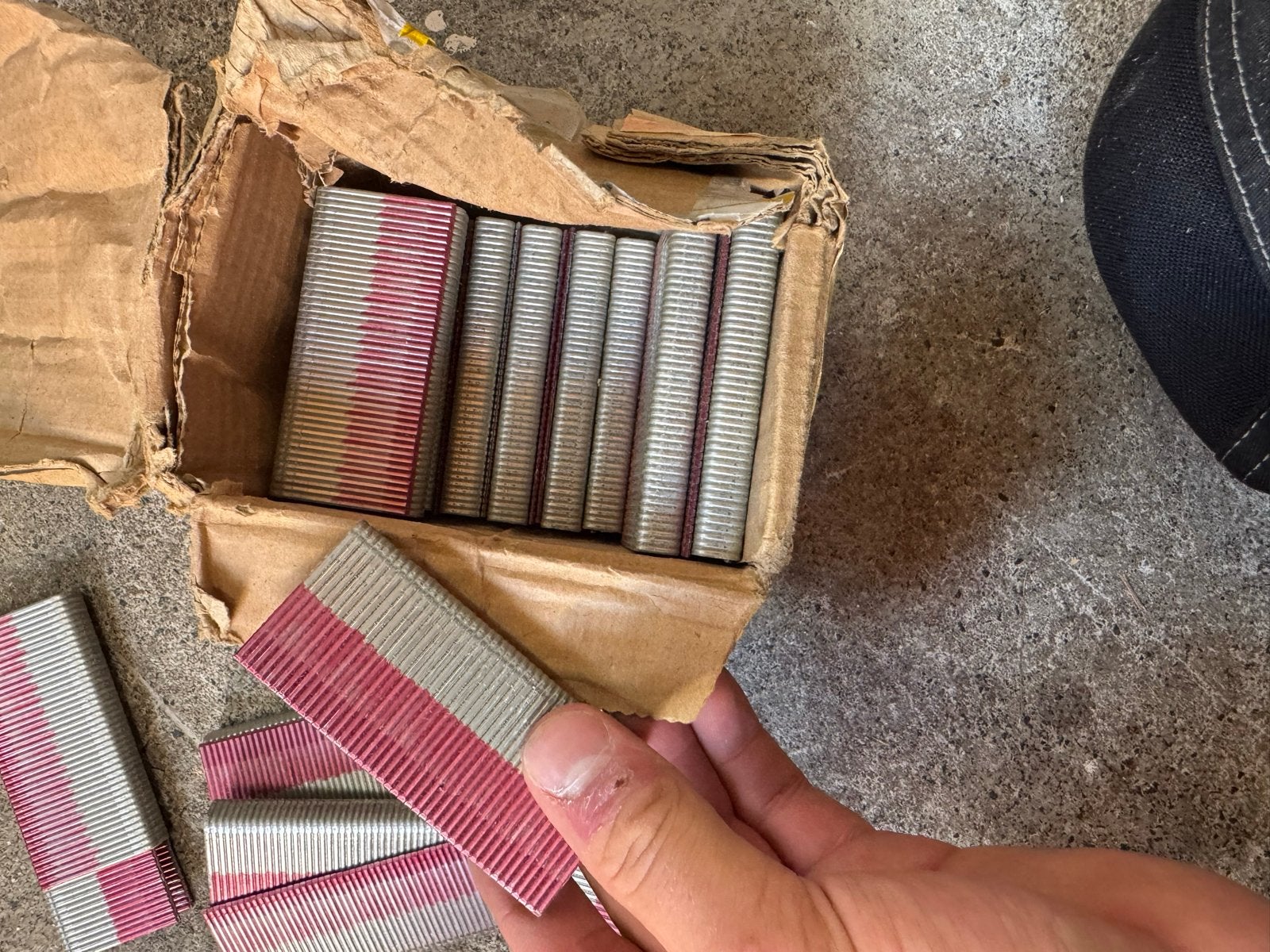 Senco Model MIII tacker met nietjes, Ophalen of Verzenden, Gebruikt, Tacker/nietmachine, Overige merken