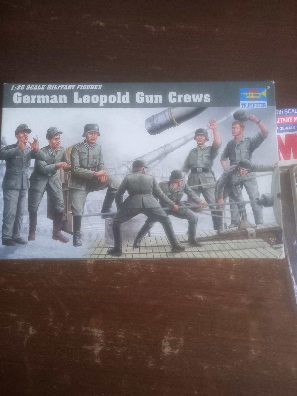 1:35 duitse leopold kanon  bemanning wo2 nieuw, Ophalen of Verzenden, Nieuw, 1:35 tot 1:50, Figuur of Figuren
