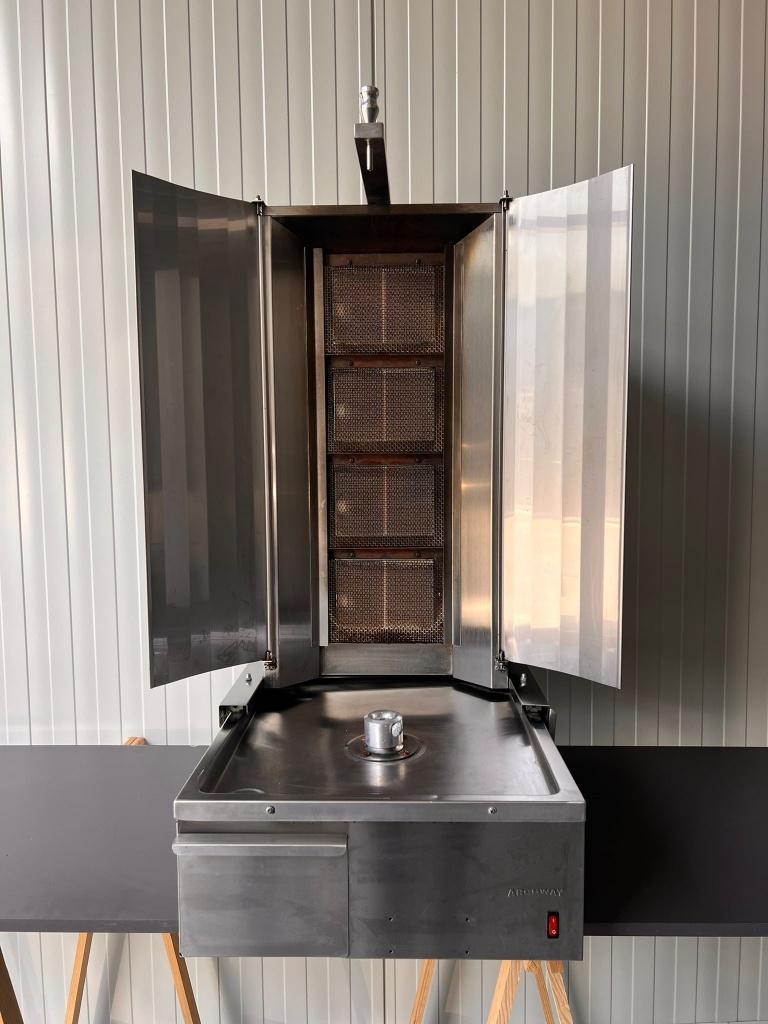Archway - Kebab/shoarma grill - 4 branders, Ophalen, Fornuis, Frituur en Grillen, Gebruikt, Archway