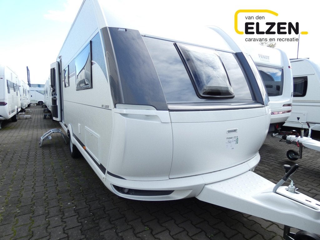Hobby De Luxe 540 KMFE Model 2027, Caravans en Kamperen, Serviceluik, Dwars-stapelbed, Hobby, Bedrijf