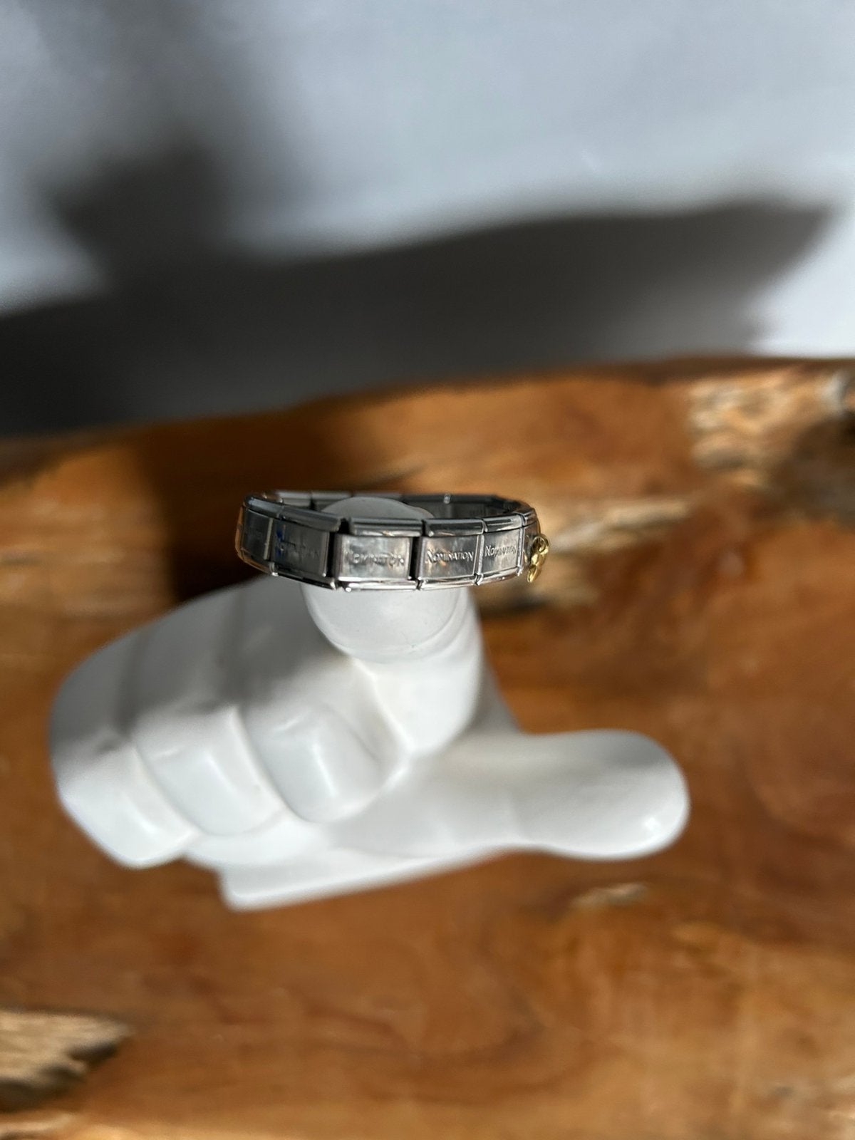 Armband Nomination Kim, Gebruikt, Staal, Ophalen of Verzenden, Met bedels of kralen
