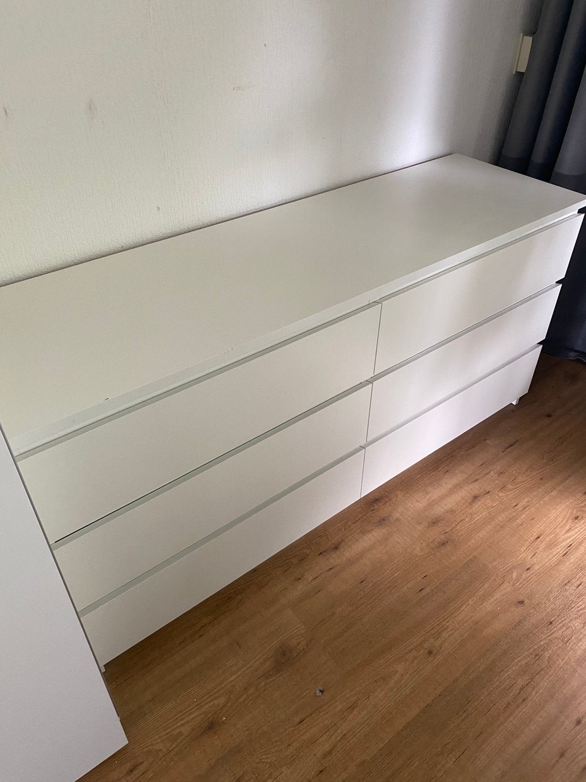 Ikea Malm ladekast wit, Huis en Inrichting, Kasten | Ladekasten, Ophalen, Gebruikt, 5 laden of meer, Minder dan 100 cm