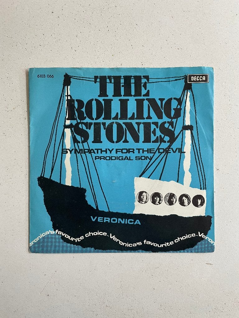 The Rolling Stones - Sympathy for the Devil, Originele persing, 7 inch, Ophalen of Verzenden, Zo goed als nieuw