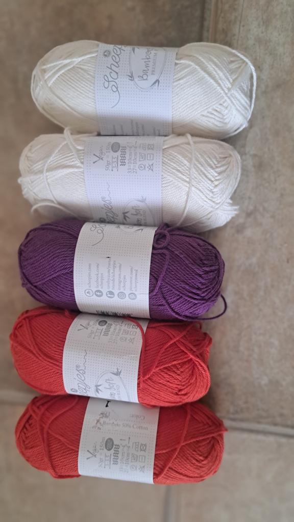 Scheepjes Bamboo Soft - 5 bollen brei-/haakgaren, Ophalen of Verzenden, Nieuw, Breien of Haken, Wol of Garen
