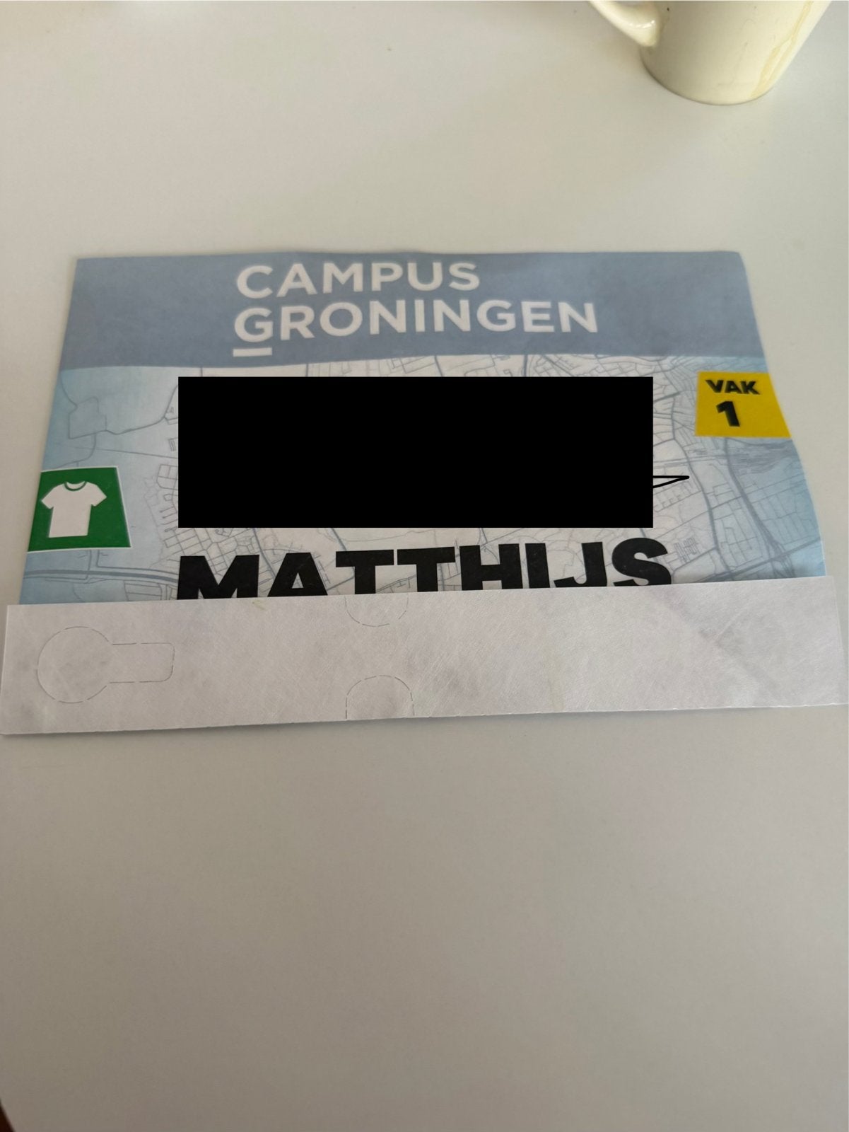 Startbewijs marathon Groningen vak 1, Eén persoon, Oktober