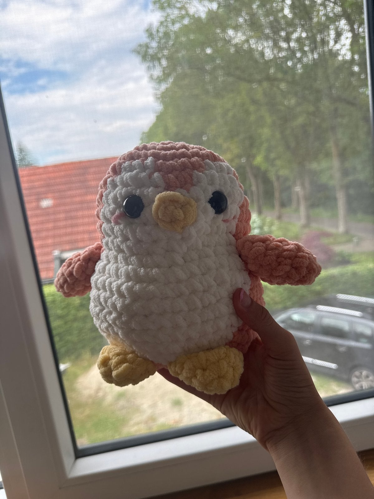Super leuke zelfgemaakte pinguïn knuffel, Pinguïn, Handgemaakt, Nieuw, Ophalen of Verzenden