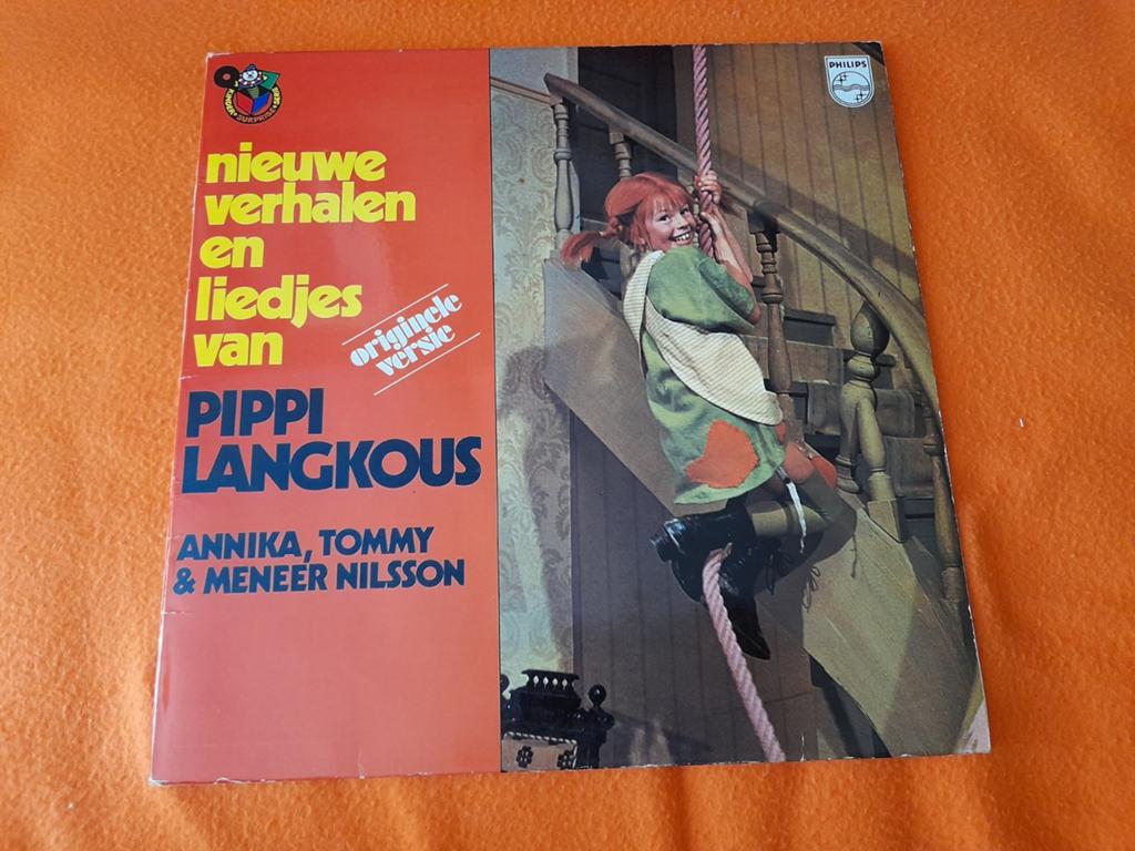 Pippi Langkous - Nieuwe Verhalen en Liedjes (1972), 6 tot 9 jaar, Gebruikt, Originele persing, Ophalen of Verzenden